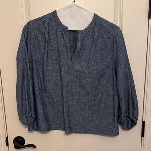 GAP Chambray Blue Women's Blouse